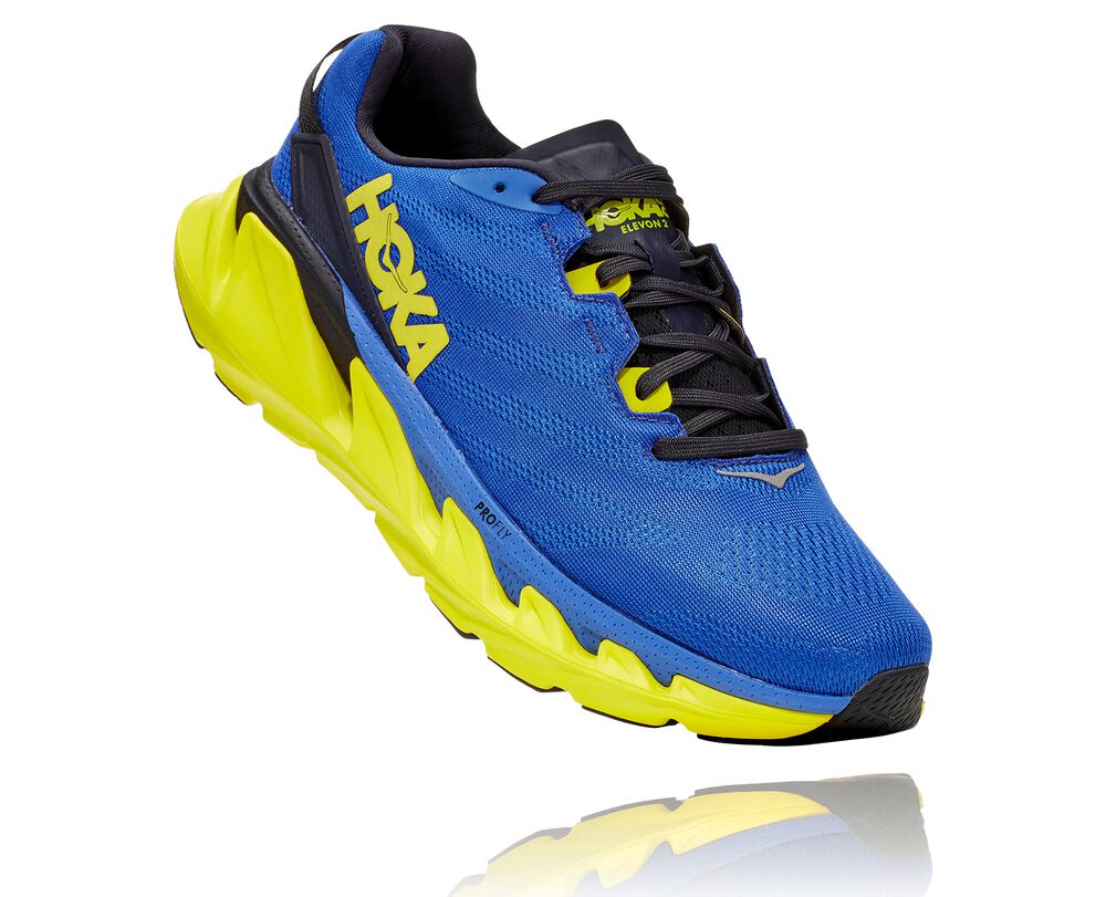 Hoka One One Elevon 2 Promenadskor Herr Blå/Rosa - SE-5372681